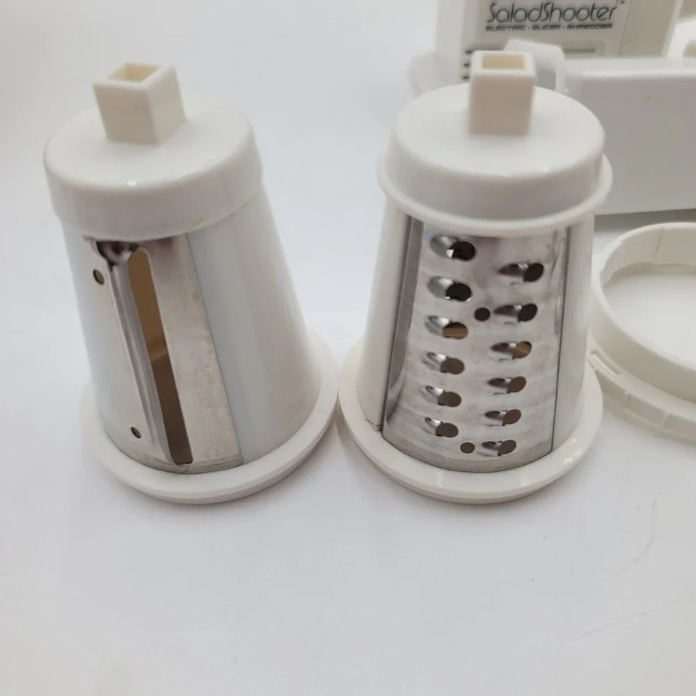 Presto SaladShooter Electric Slicer Shredder White Model 0291001 Kitchen Tool
